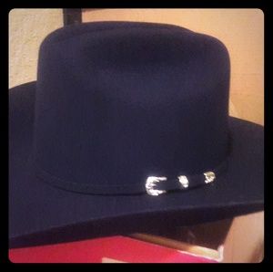 NEW IN BOX: THE STETSON BLACK COWBOY/GIRL HAT